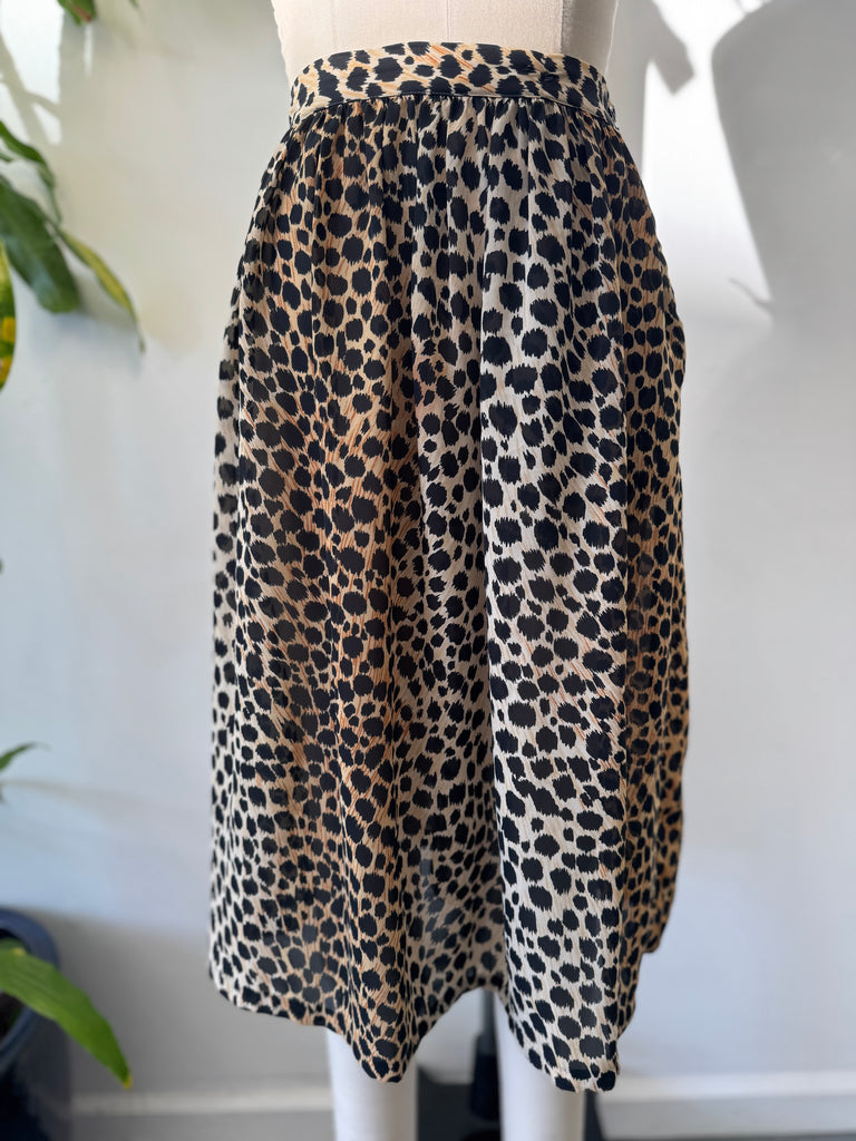 Vintage animal print 2 pc set