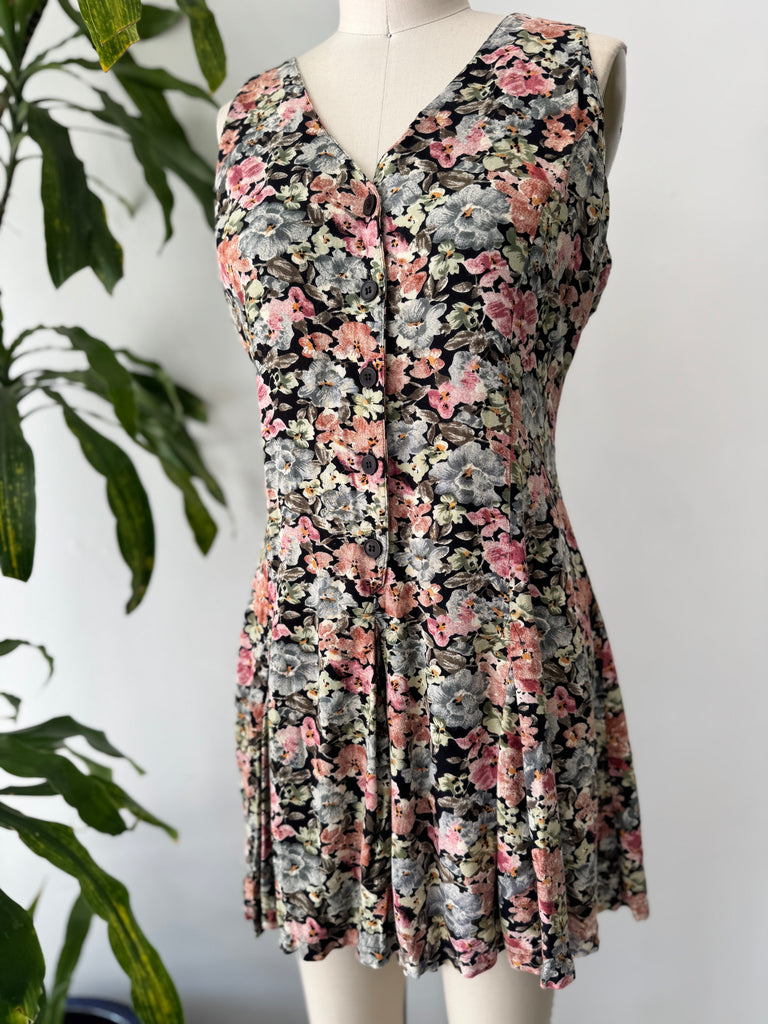Vintage summer shorts romper