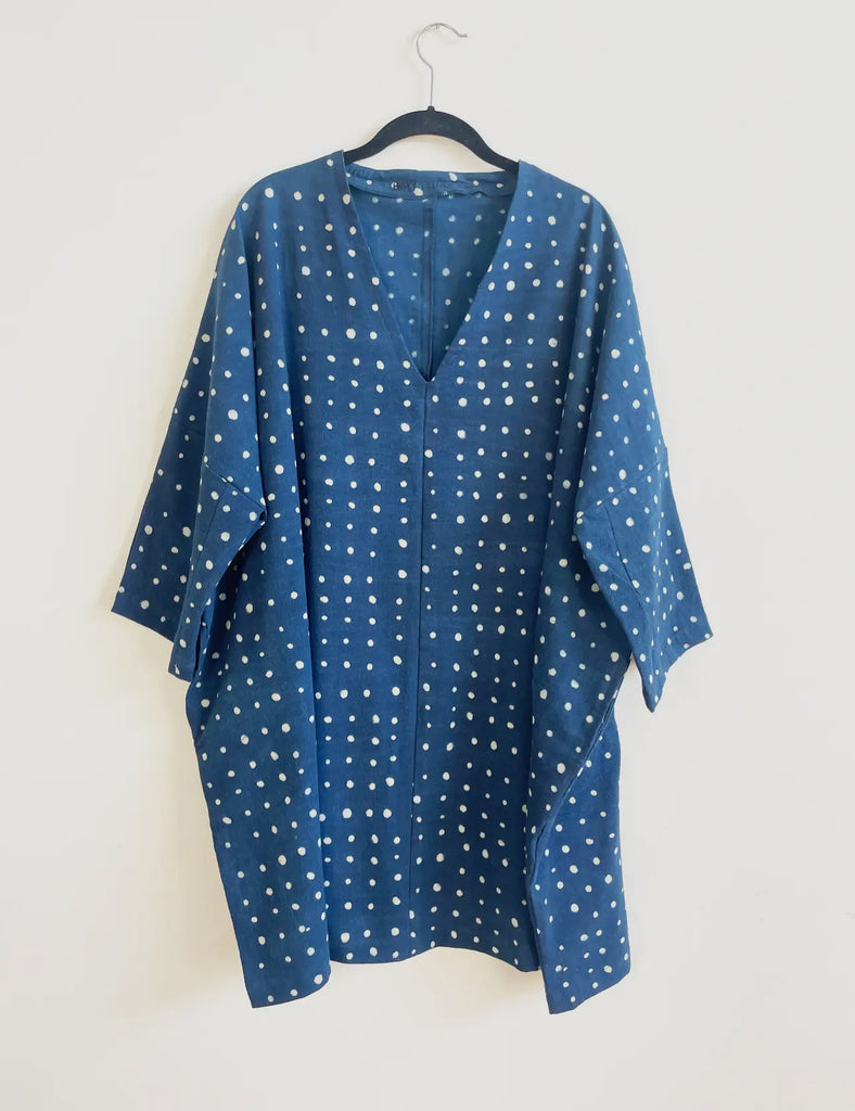 Happy French Gang | indigo dots dress/tunic/top