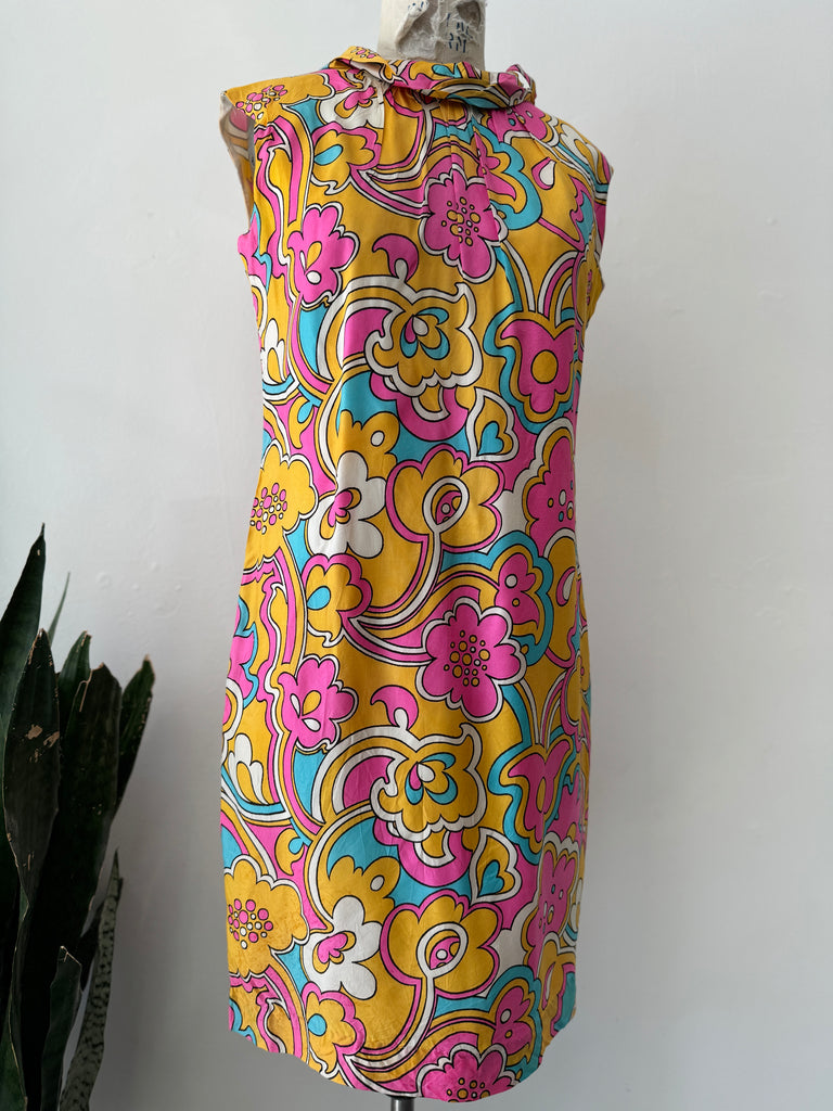 1960’s vintage bold print print dress