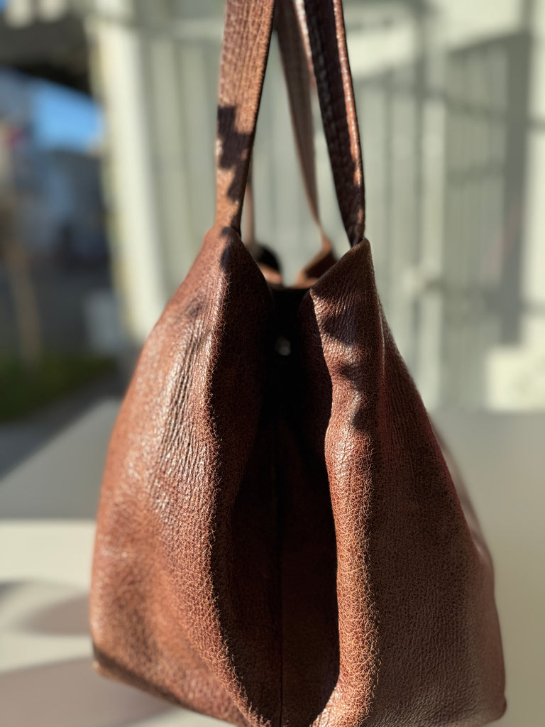 High quality Pebble leather purse