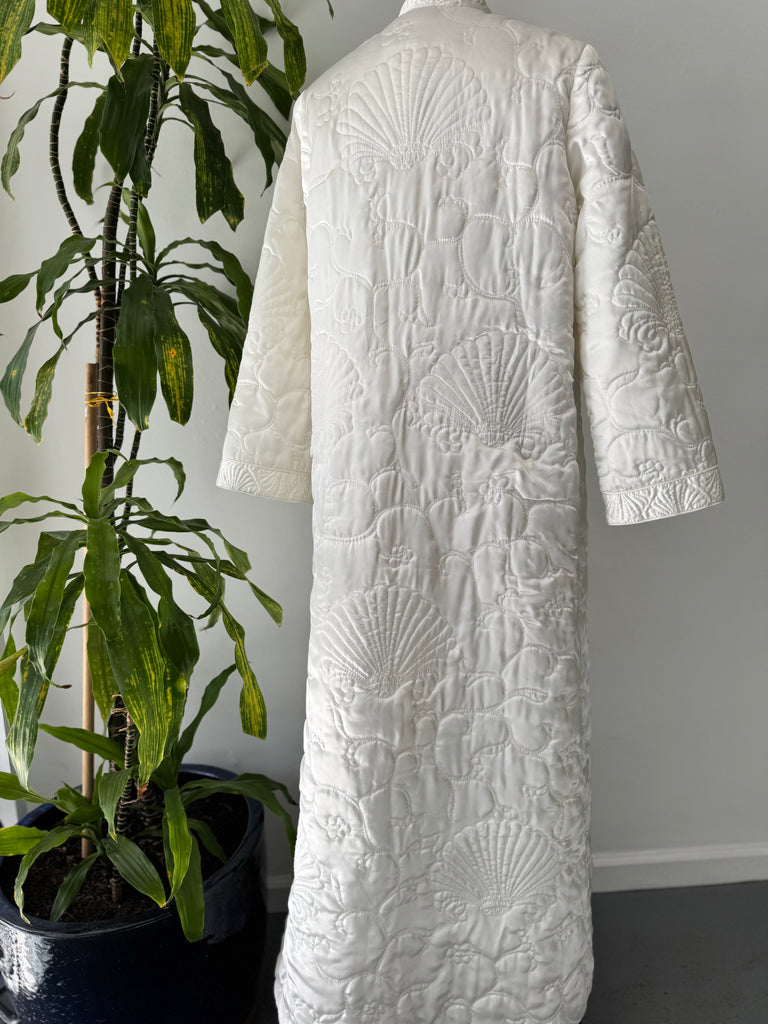 Vintage i magnin quilted outerwear /dress
