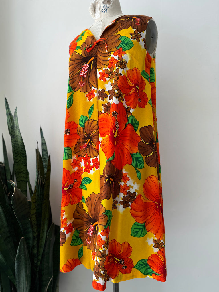 Vintage Hawaiian print Dress