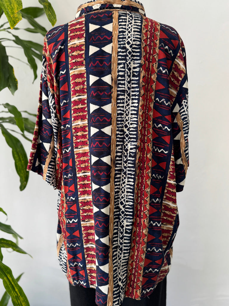 Vintage button up top