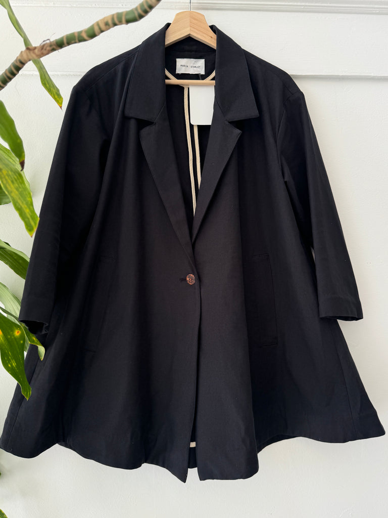Designer MARIA STANLEY oversized blazer outerwear