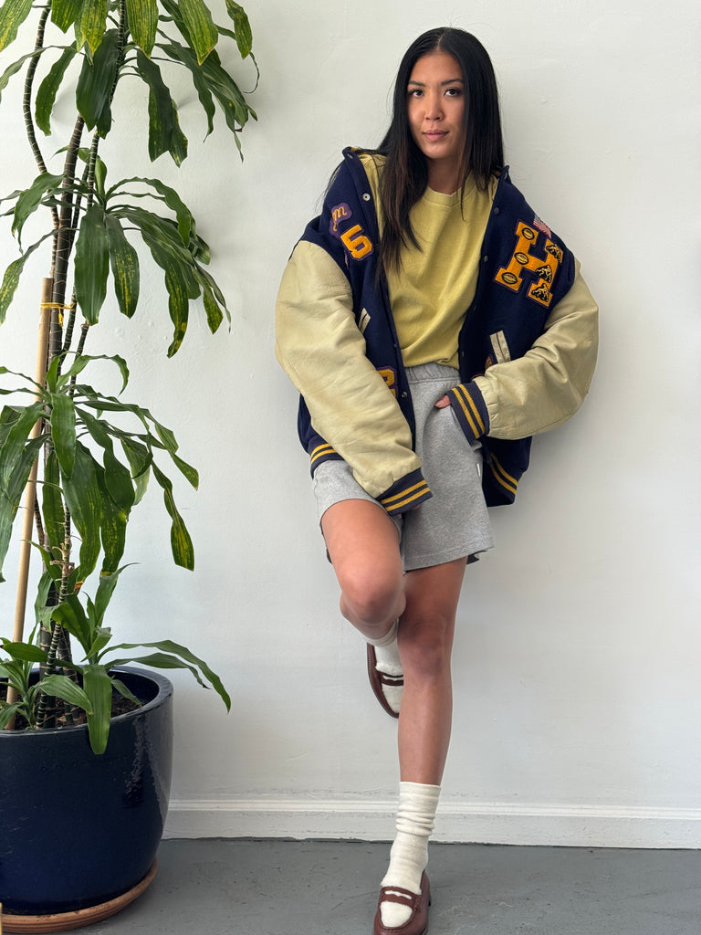 Vintage mens/women's letterman jacket