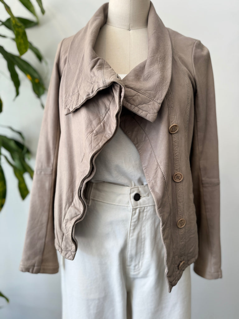 Designer leather ALL SAINTS jacket