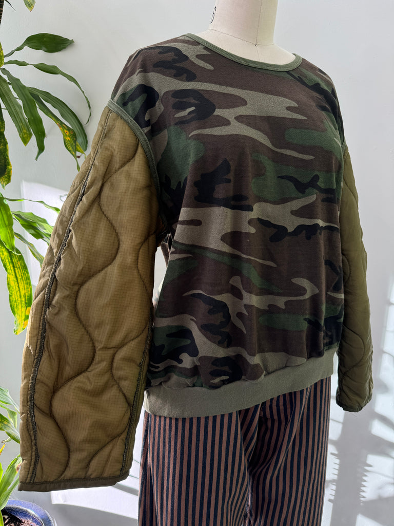 Handmade vintage upcycled top