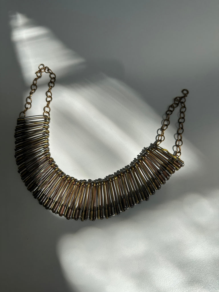 Vintage Safety Pin necklace