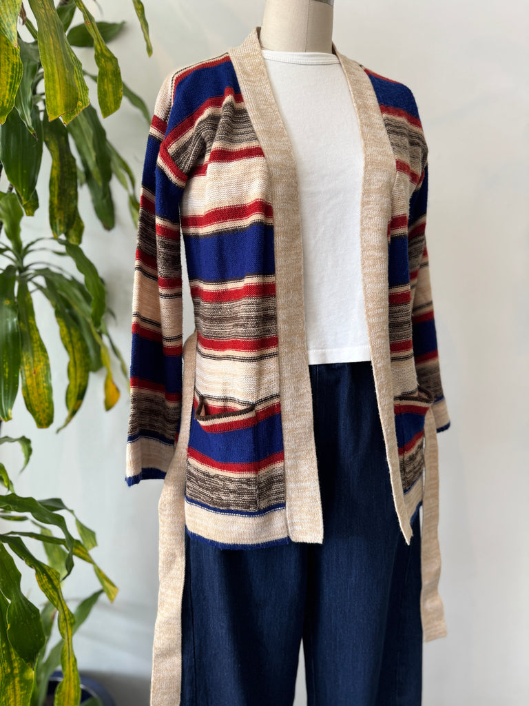1970’s knit outerwear with belt