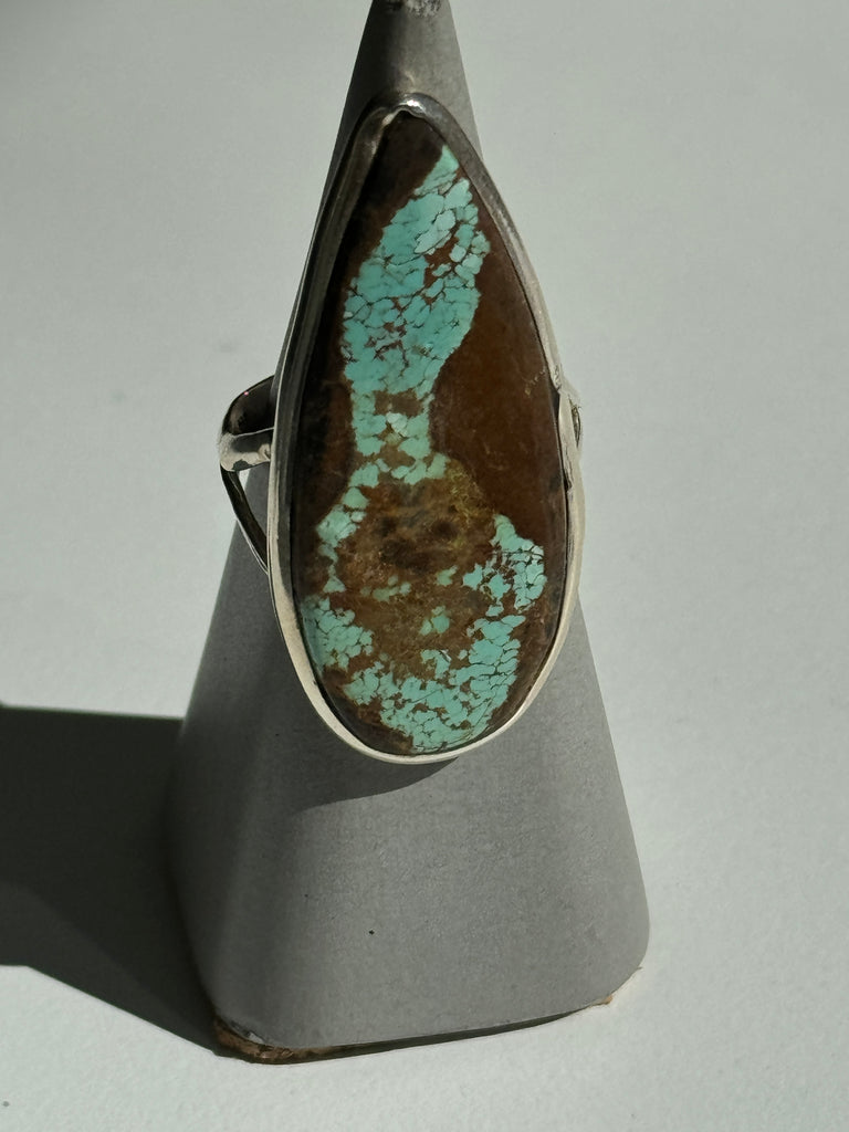 Turquoise drop ring size 8.5