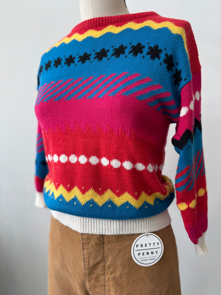 Vintage knit sweater