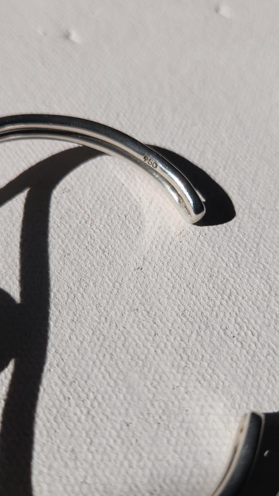 Sterling onyx evil eye bracelet