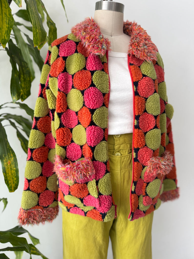 Fleece textured outerwear