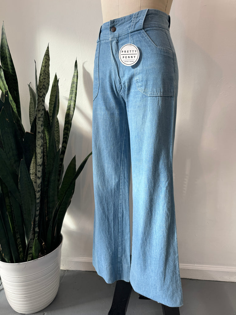 1970’s SUCCO TASH high waist | bell bottoms