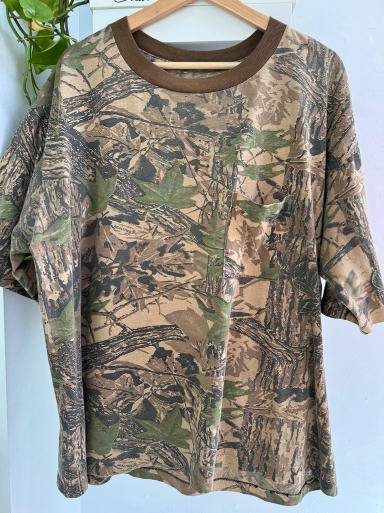 Vintage camo t shirt