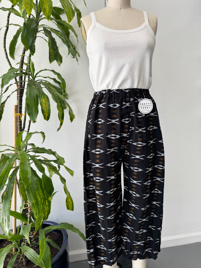 Printed cotton pants waist “26-40”