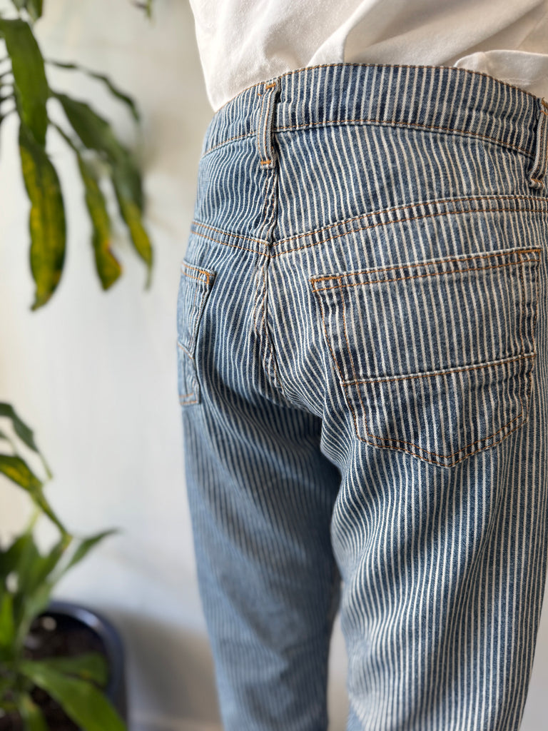 Vintage striped denim jeans 30 x 28