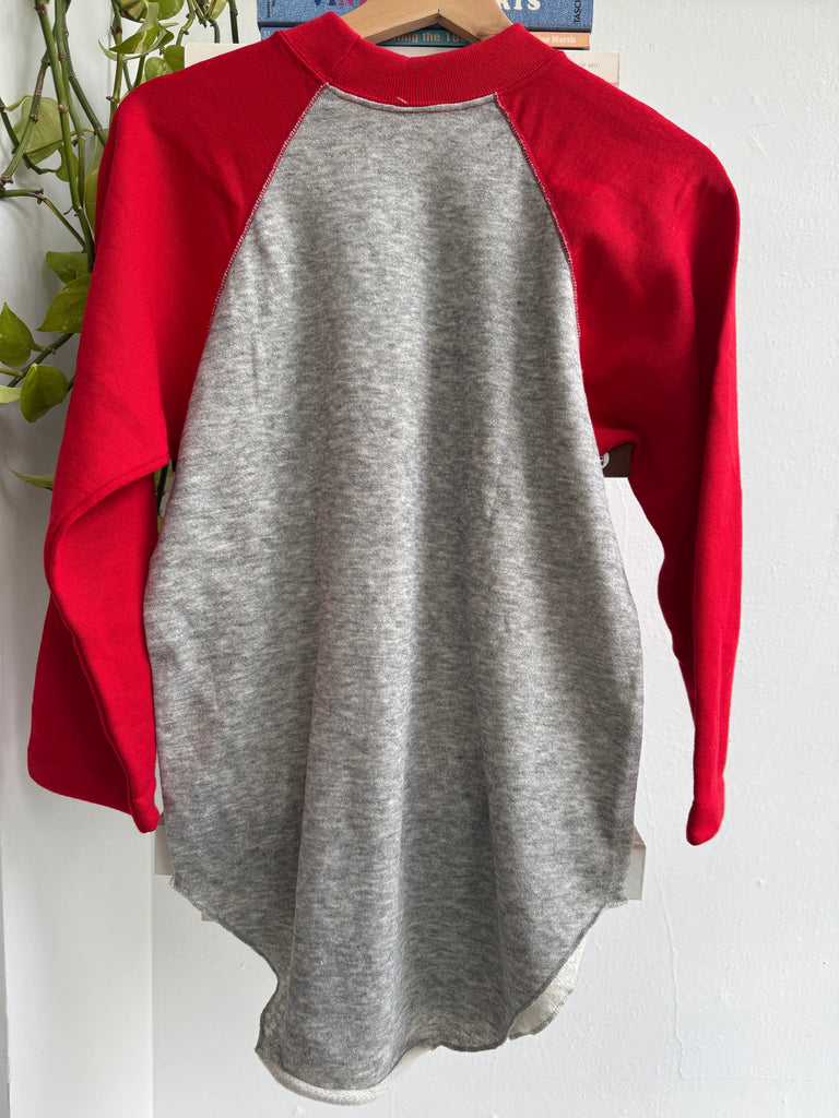 Faux on vintage raglan