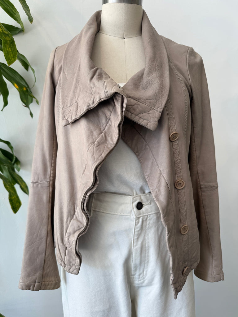 Designer leather ALL SAINTS jacket