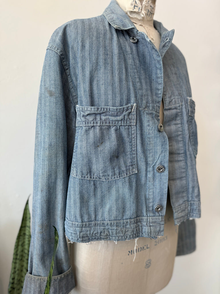 Vintage denim work jacket