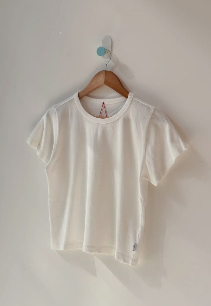 Le Bon Shoppe | little boy tee| vintage white