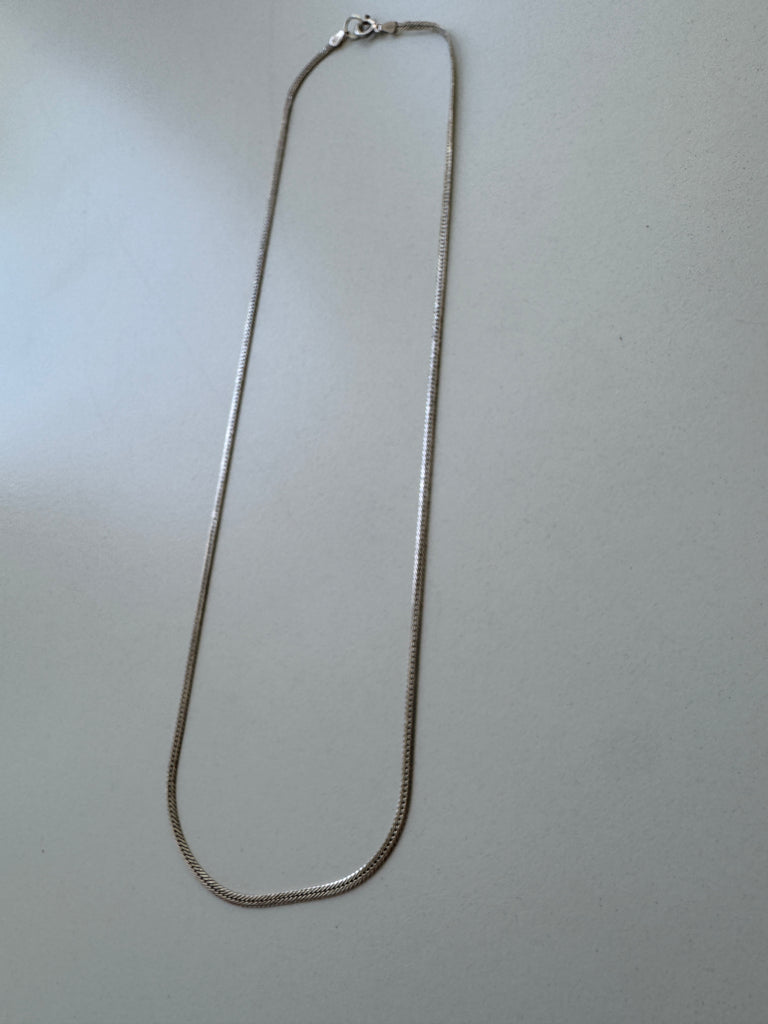 Sterling silver herringbone chain