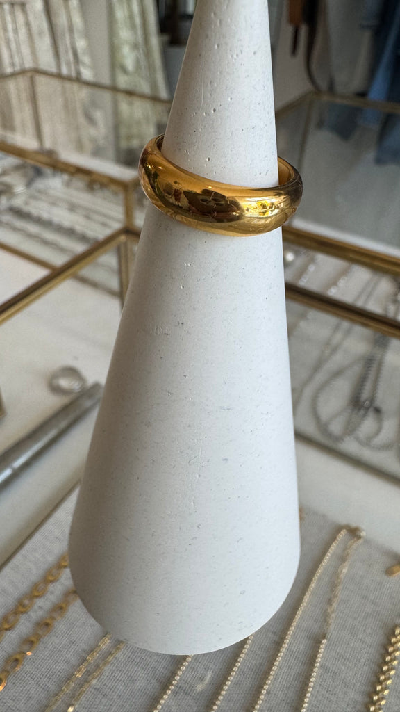 Gold filled bubble ring 5.5