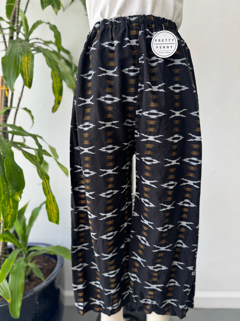 Printed cotton pants waist “26-40”
