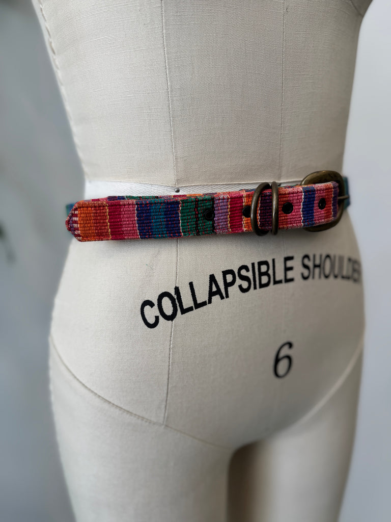 Vintage fabric belt