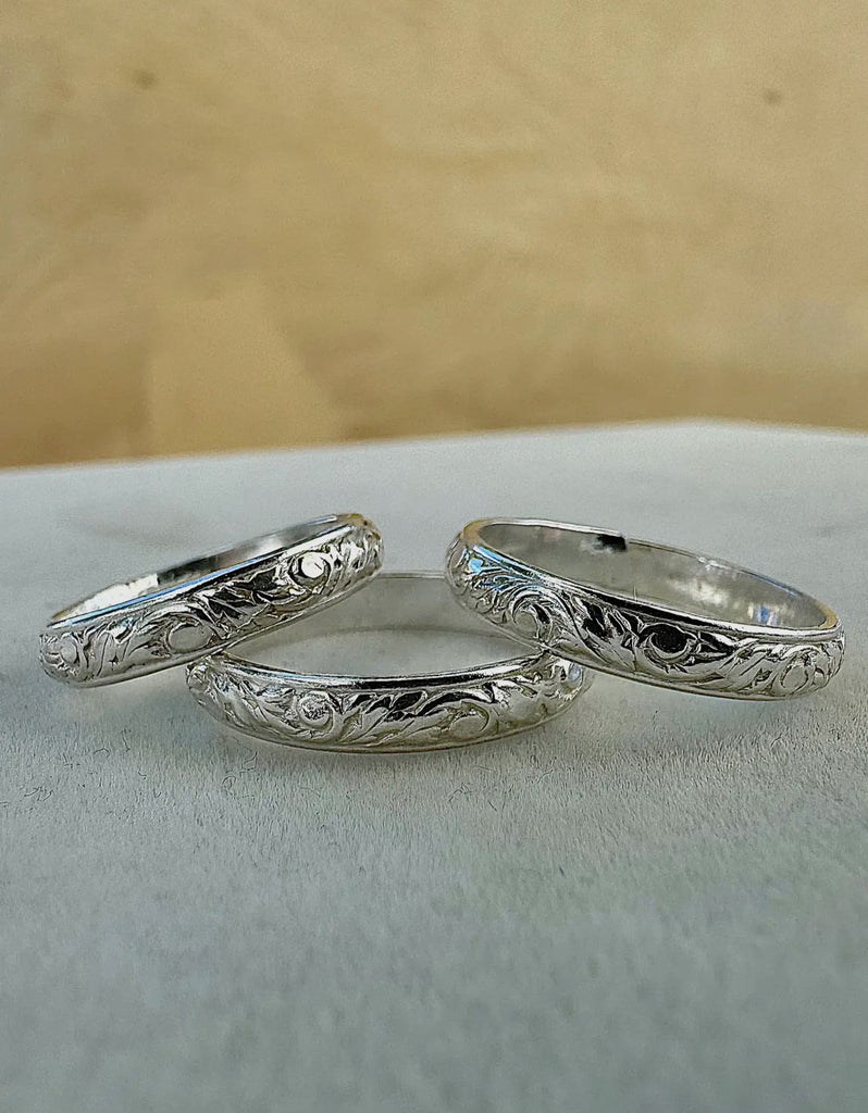Vintage stacker sterling silver ring size 6