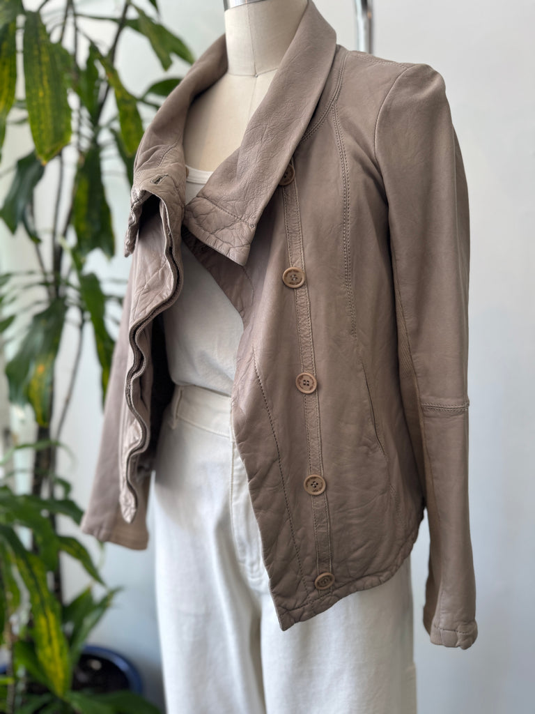Designer leather ALL SAINTS jacket