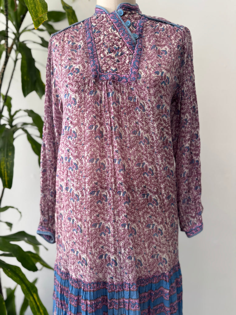 1970’s made in India cotton dress