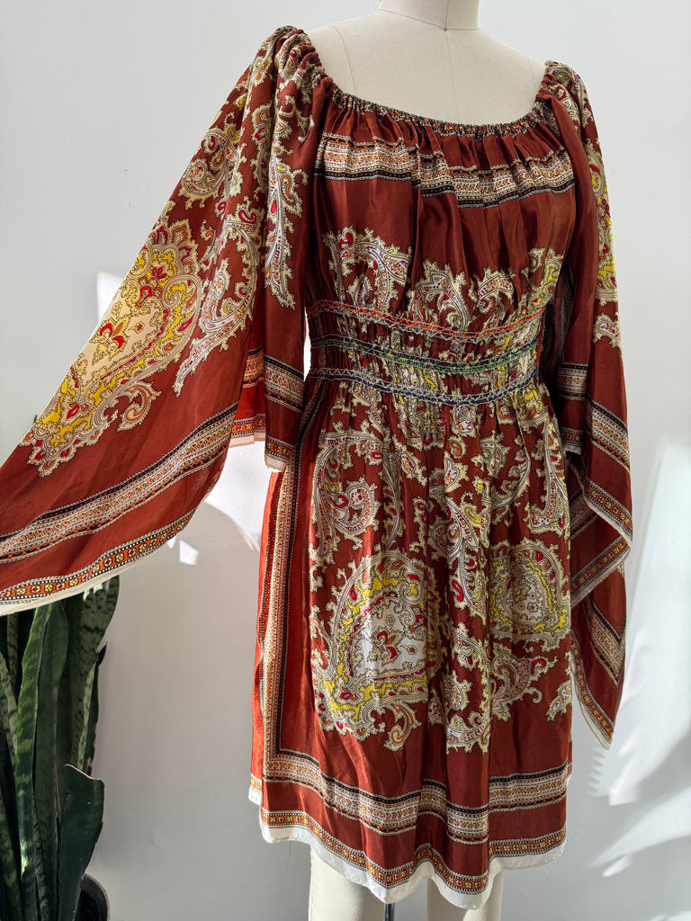 Vintage scarf dress