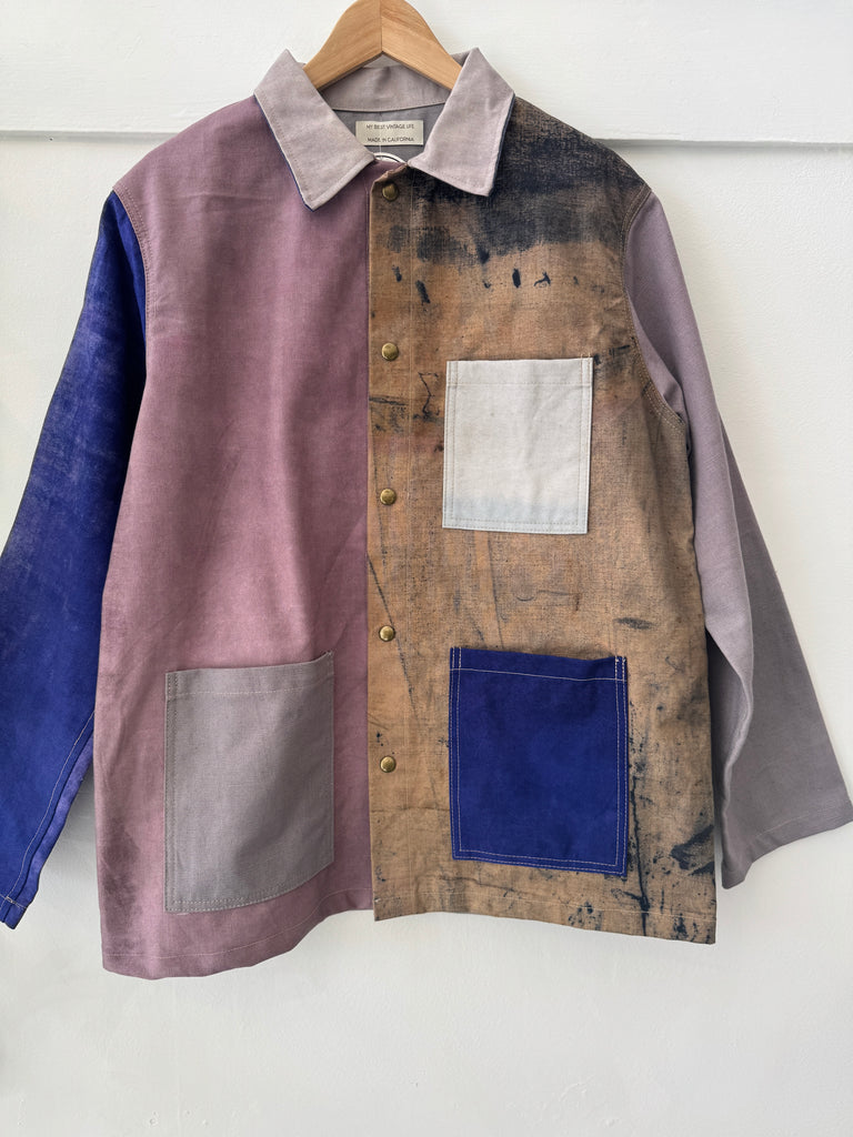 My Best Vintage Life patchwork chore coat