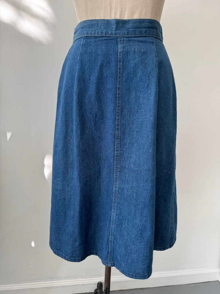 Vintage 1970’s denim skirt