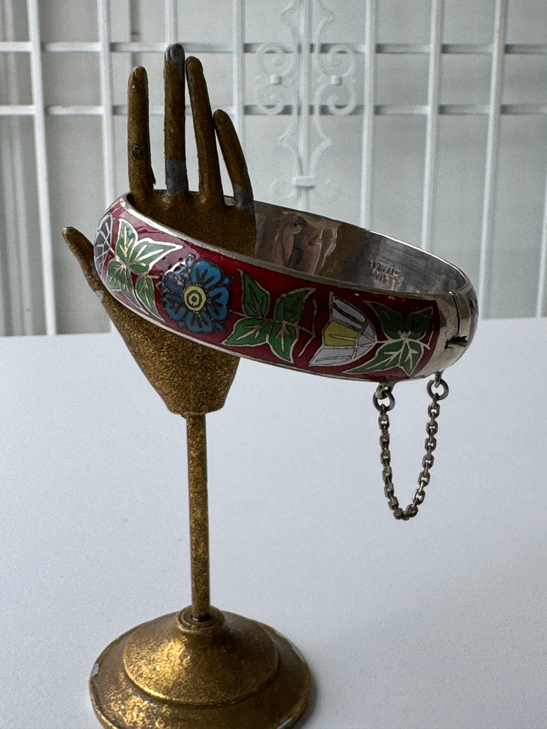 Vintage cloisonné bangle