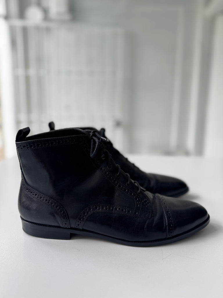 Vintage HUNT leather boots size 11