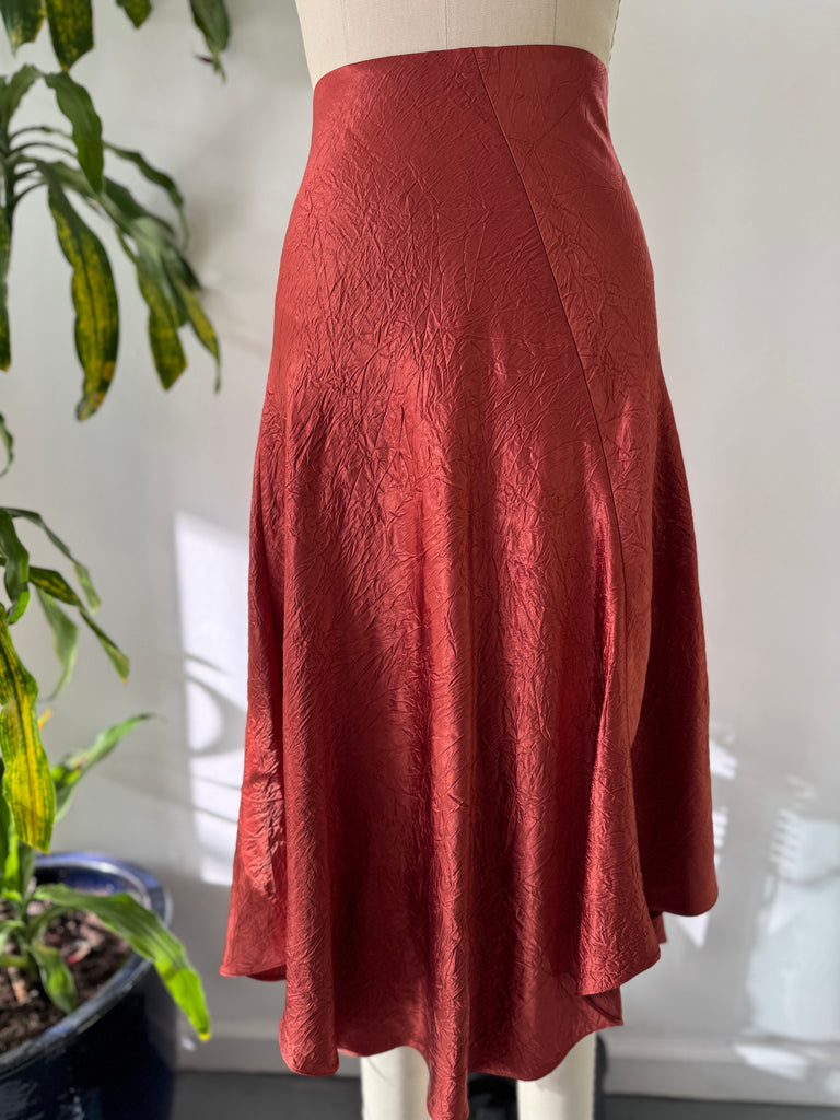 Vince wrinkle skirt waist “30-34”