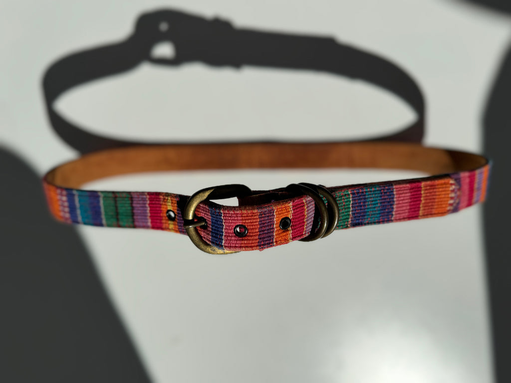 Fabric/leather belt waist excellent condition”28-32”