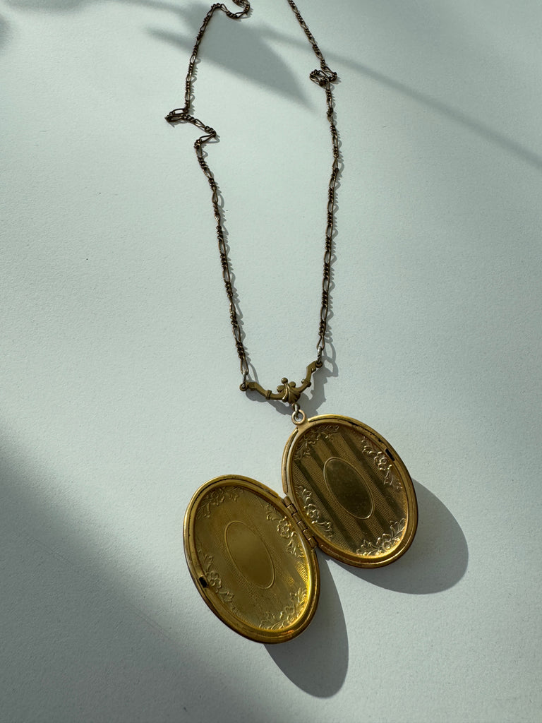 Vintage locket necklace