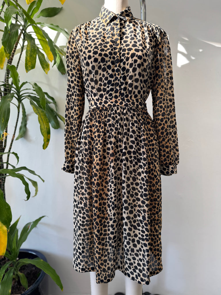 Vintage animal print 2 pc set