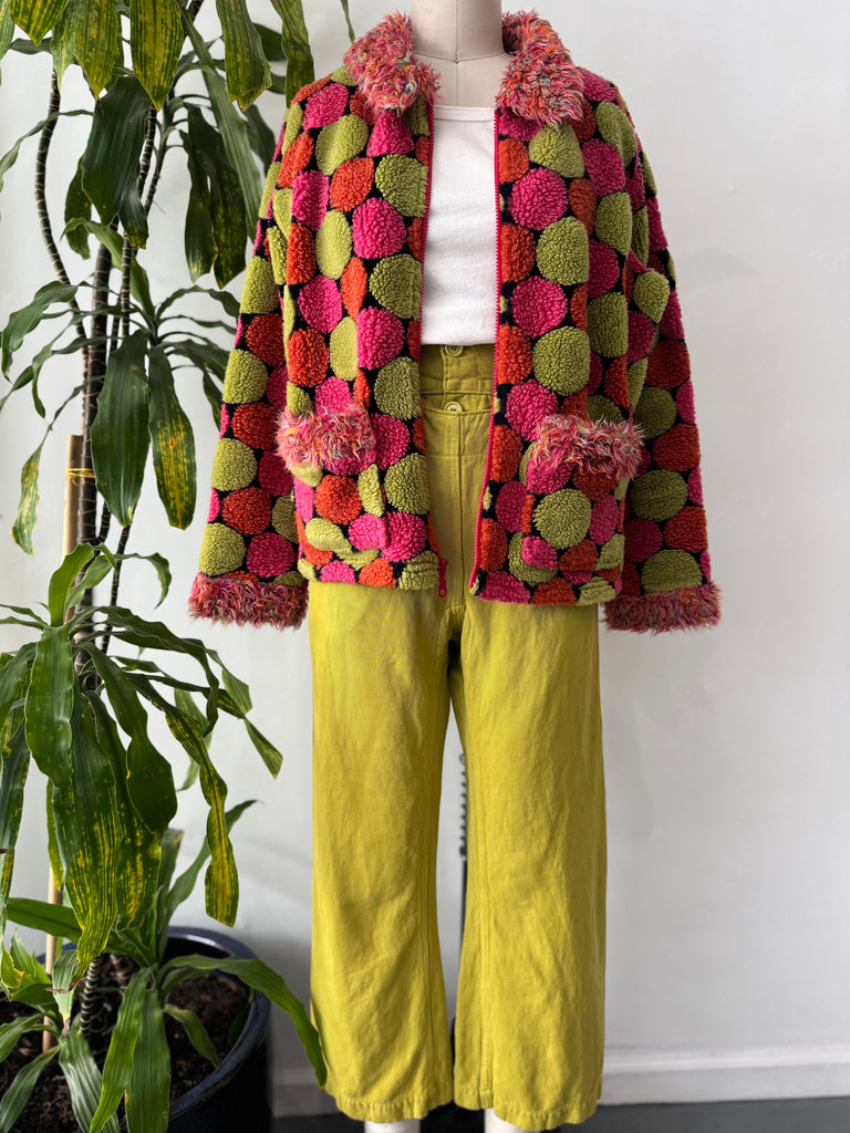 Fleece textured outerwear