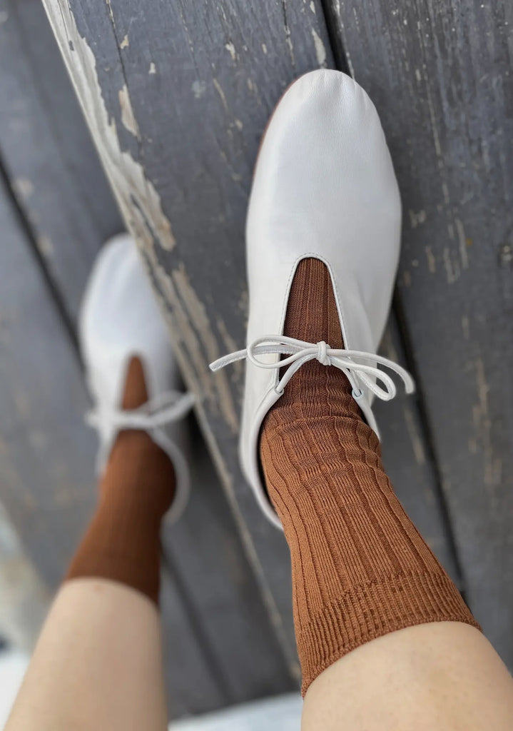 Le Bon Shoppe | her socks | terracotta
