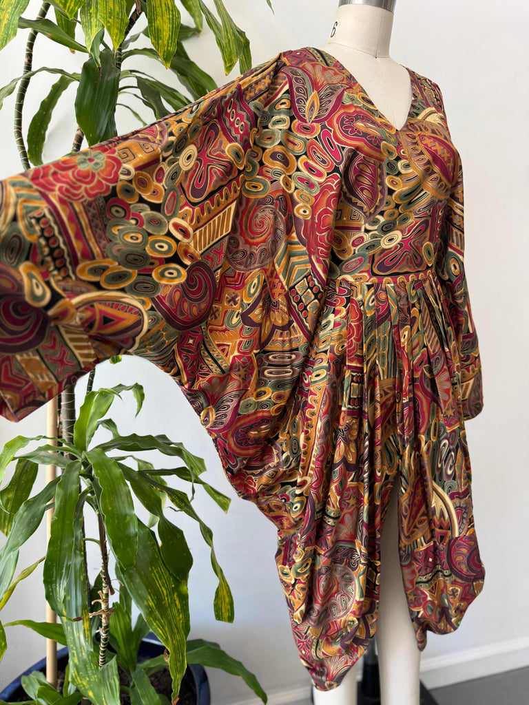 Vintage high drama dress