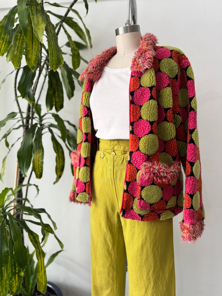 Fleece textured outerwear