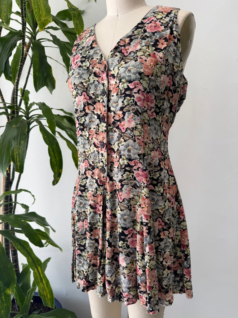 Vintage summer shorts romper