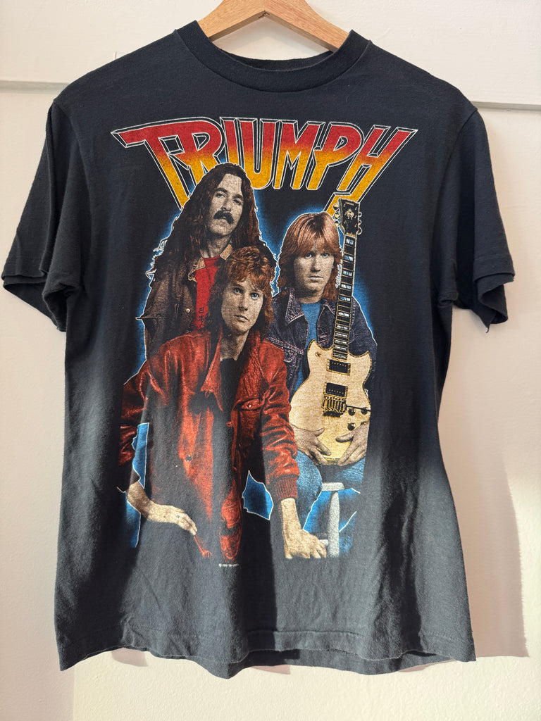 1985 triumph world tour t shirt