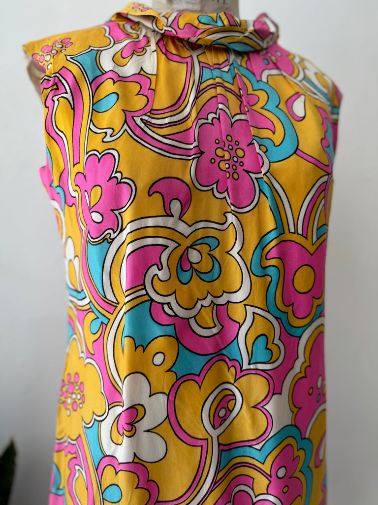 1960’s vintage bold print print dress