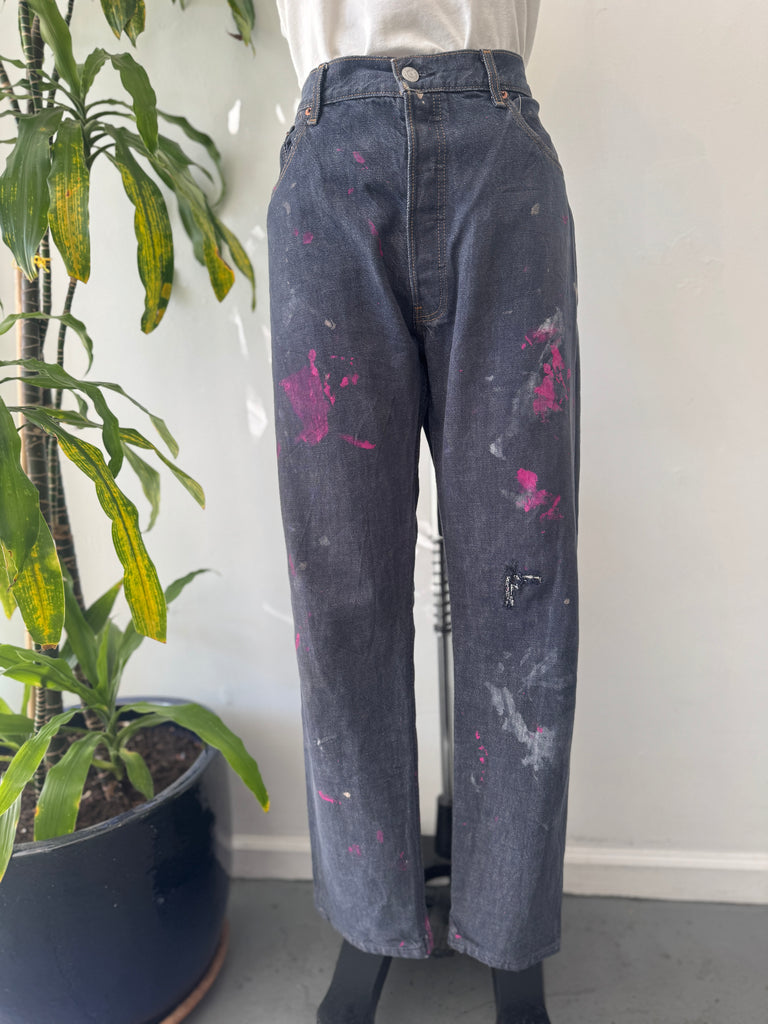 Levi’s European jeans artist paint waist “34/36”